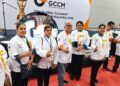Members of the Karachi Chefs Association at the GCCM Global Culinary Competition in Malaysia after winning medals and diplomas.