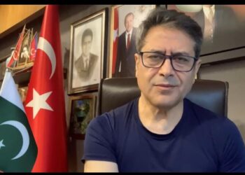 Turkish MP Ali Şahin delivers an Urdu message highlighting Pakistan-Türkiye brotherhood on Independence Day.