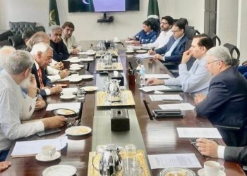 Petroleum dealers hold talks with government officials in Islamabad over their demands and planned strike