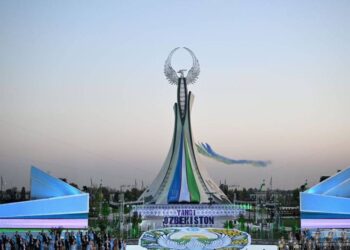 Uzbekistan border crossing symbolising regional cooperation, peace and trust in Central Asia