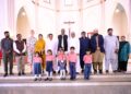 UN officials and Roma Mushtaq Matto meet church representatives during a visit to St Patrick’s Cathedral Karachi.