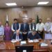 SMIU and AIOU officials during the MoU signing ceremony in Islamabad.