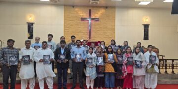 ARP Rescue Youth magazine launch ceremony at ARP Central Church in Karachi.