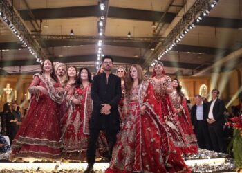 Kashee’s Bridal Festive 2026 runway showcasing Pakistani bridal couture and fashion in Karachi