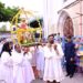 Christian devotees take part in the Velankanni Novena celebrations at St Anthony’s Catholic Church in Karachi, Pakistan.
