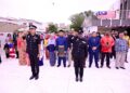 Malaysian Consul General Mohd Yunus Ibrahim at the Malaysia National Day flag-raising ceremony in Karachi.