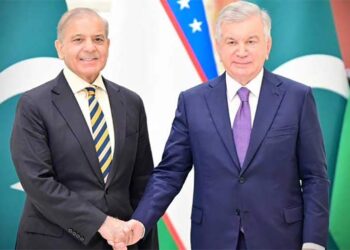 Shehbaz Sharif and Shavkat Mirziyoyev discuss Pakistan Uzbekistan cooperation at SCO summit