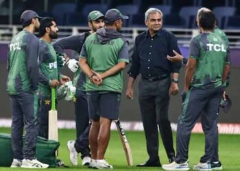 PCB Chairman Mohsin Naqvi during a meeting about Pakistan cricket team selection