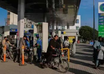 Petrol station in Pakistan as the government prepares to deregulate fuel prices