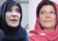 Aleema Khan and Uzma Khan in connection with a case hearing at Islamabad High Court