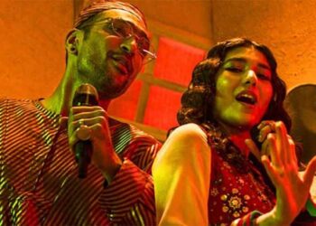 Ali Sethi and Shae Gill performing Pasoori, the Pakistani song that crossed 1 billion YouTube views