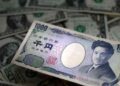 Japanese yen and US dollar notes representing currency market movements