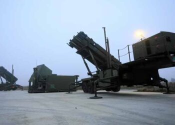 Patriot air defence system during Ukraine’s ongoing war with Russia.