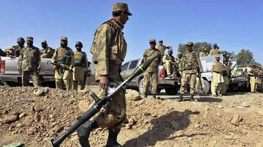 Security forces conduct a counter-terrorism operation in Kharan and Washuk districts of Balochistan.