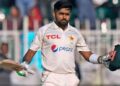 Pakistan Test captain Babar Azam during a cricket match
