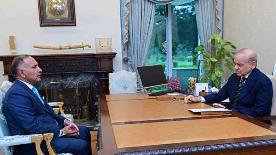 Prime Minister Shehbaz Sharif reviews NDMA preparations for monsoon rains and flood emergencies.