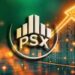 Pakistan Stock Exchange KSE-100 Index rises during Friday trading.