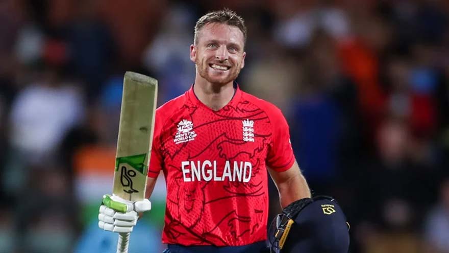 England batter Jos Buttler reaches 15,000 T20 runs during the match against Sri Lanka.
