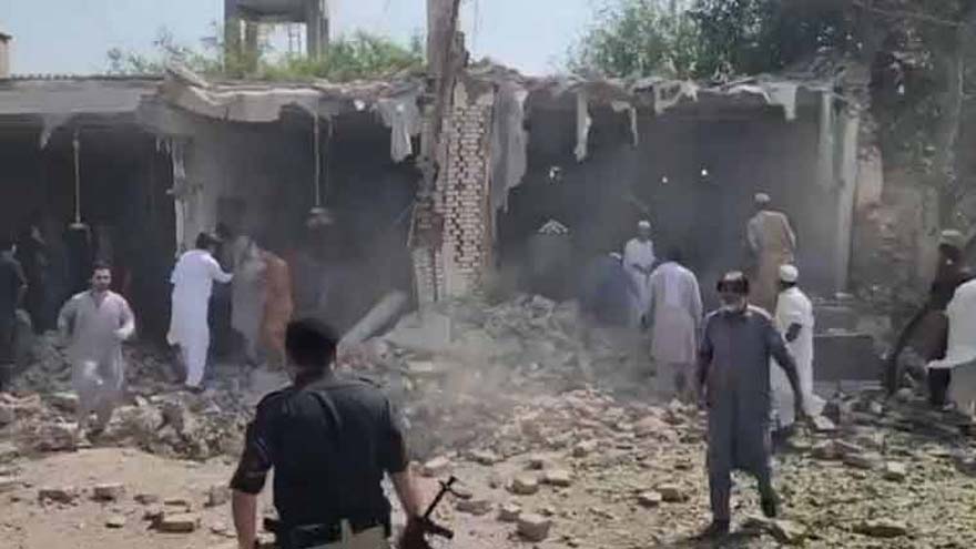 Rescue operation underway after an explosion near old Police Lines in Kohat.