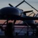 Smoke rises after a reported Ukrainian drone attack on Moscow during Russia’s parliamentary elections.