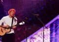 Ed Sheeran performs at Lincoln Financial Field in Philadelphia amid controversy over Macklemore’s tour removal.