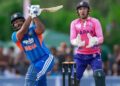 India cricket team celebrates two-run win over Japan in T20I