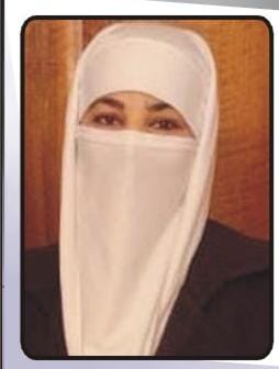 Illustration representing hijab, modesty, respectful behaviour and women's dignity in society.