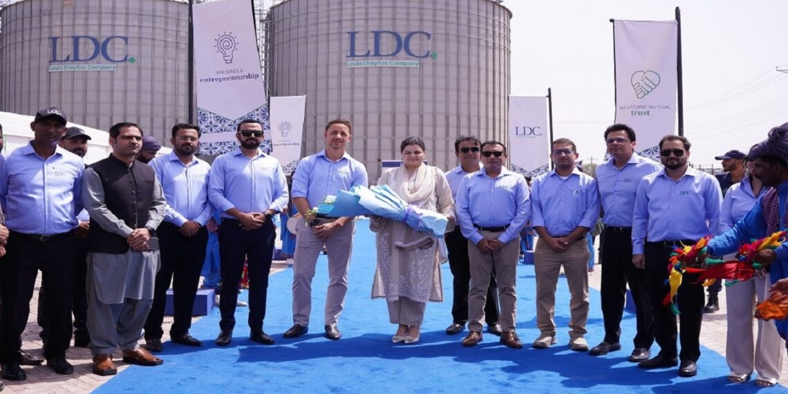 Louis Dreyfus Company’s new grain storage facility in Multan with 40,000 metric tons of storage capacity.