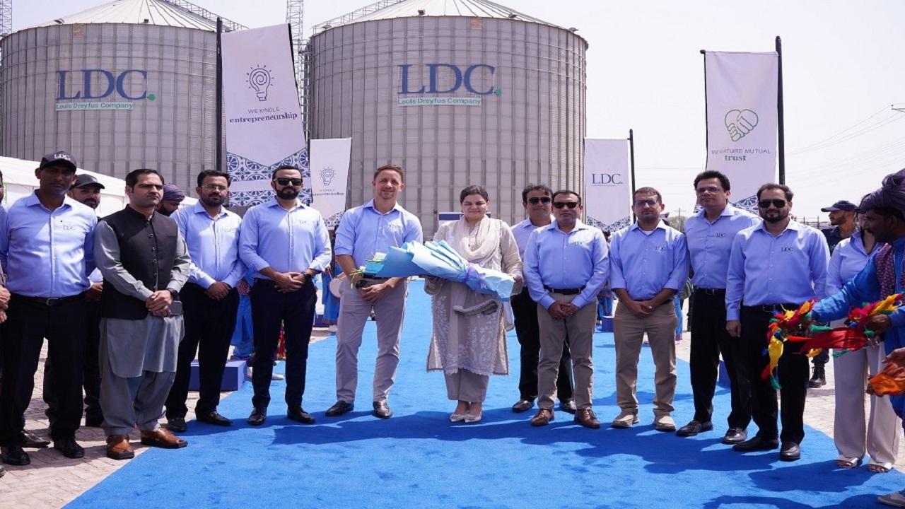 Louis Dreyfus Company’s new grain storage facility in Multan with 40,000 metric tons of storage capacity.