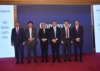 Rabel Akhund at the launch of Conclavity legal AI platform in Karachi