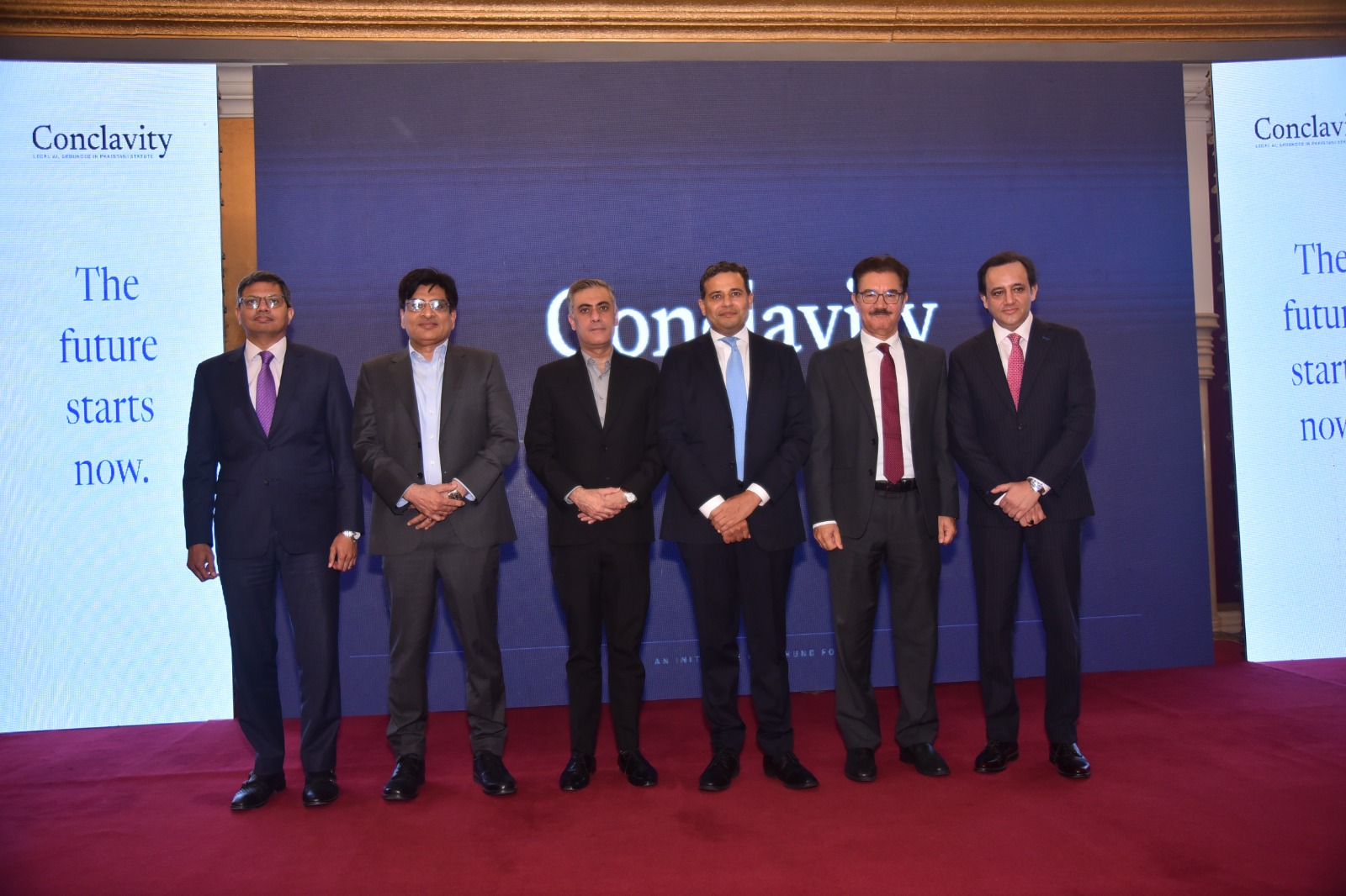Rabel Akhund at the launch of Conclavity legal AI platform in Karachi