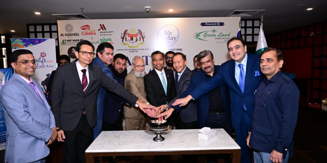 ests attending the Taste of Malaysia cultural event at Karachi Marriott Hotel