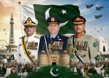 Participants attending a Defence of Pakistan rally in Karachi on Defence Day