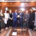 Mian Zahid Hussain meets a Houston-based US trade delegation at Federation House Karachi
