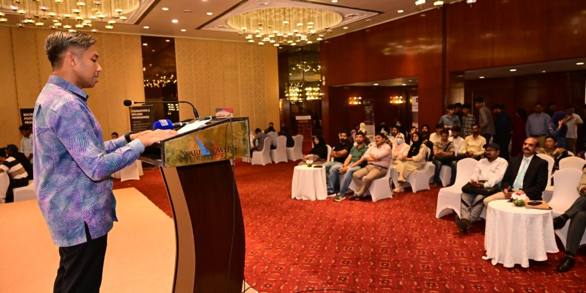 Study in Malaysia Education Fair 2026 opening ceremony at Avari Towers Karachi.