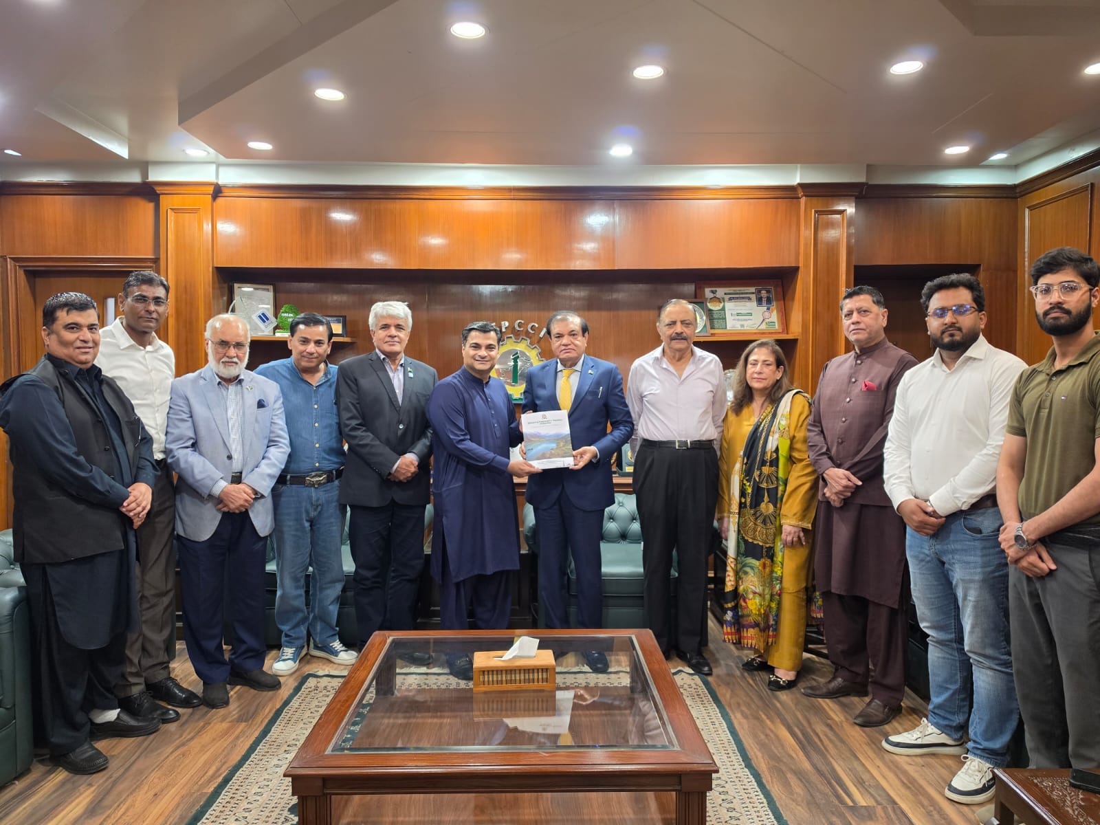 FPCCI Corporate Relations and Communication Committee meeting at Federation House Karachi.