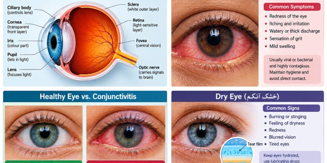 Eye health awareness and regular eye examination for preventing vision loss.