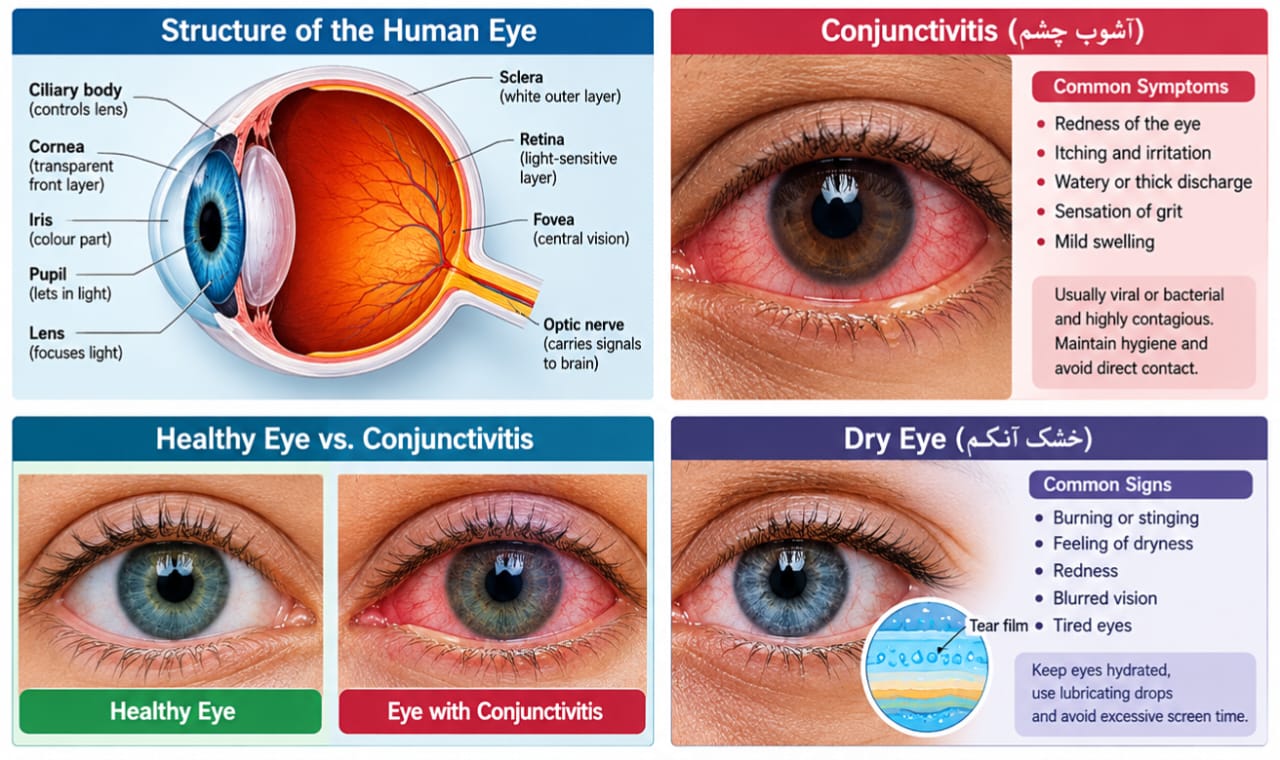 Eye health awareness and regular eye examination for preventing vision loss.