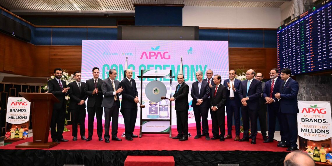 APAG Soya Supreme maker Pakistan Stock Exchange listing gong ceremony