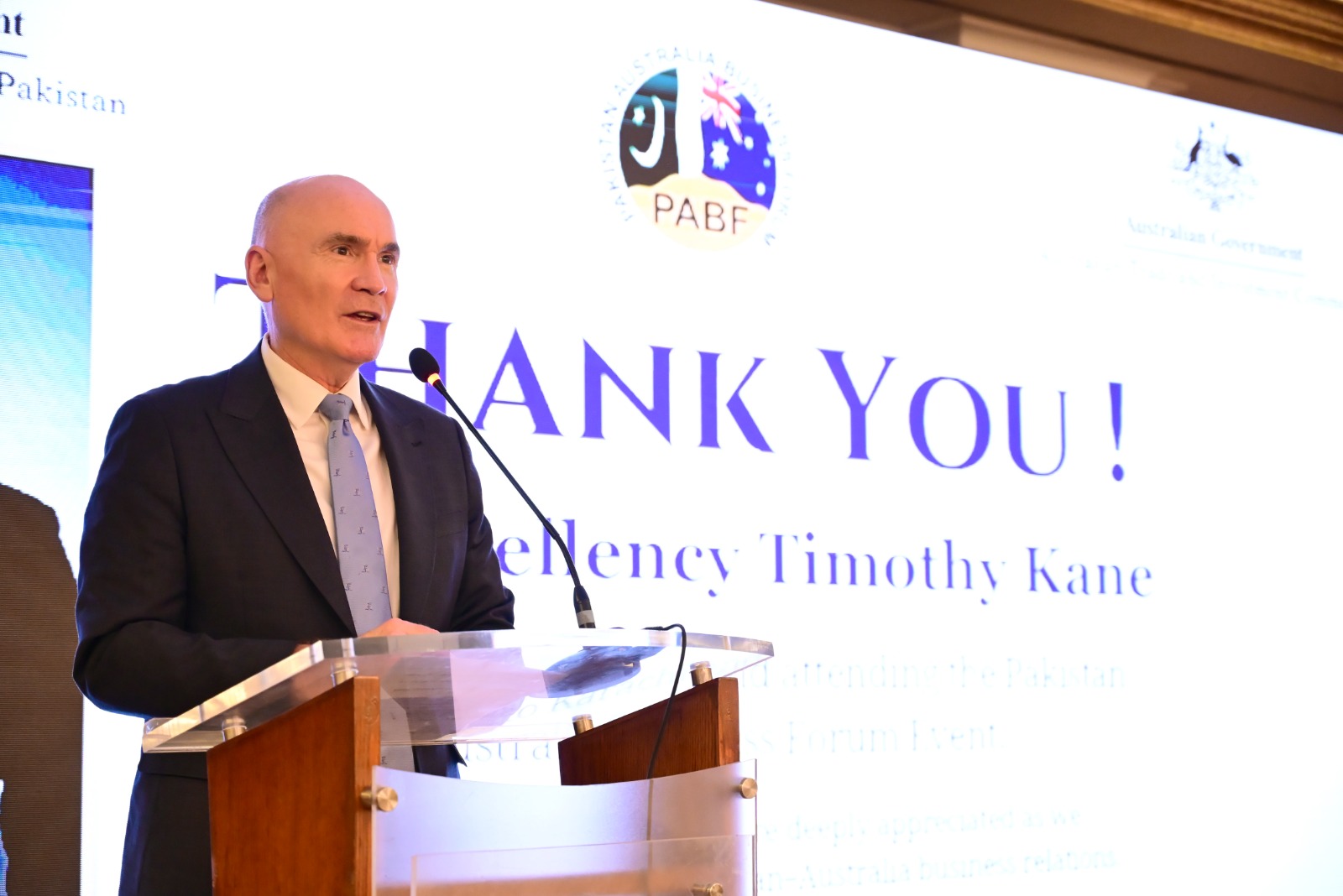 Pakistan Australia Business Forum annual award ceremony in Karachi.