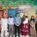 Khurram Jaffrani meets residents during his visit to Aaghosh Homes in Karachi.