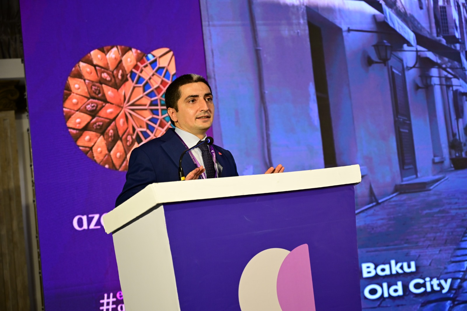 Azerbaijan tourism promotion event featuring representatives from Pakistan and Azerbaijan’s travel industry.