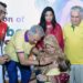 Officials at the inauguration of the September polio vaccination campaign at Rotary Community Centre Karachi.