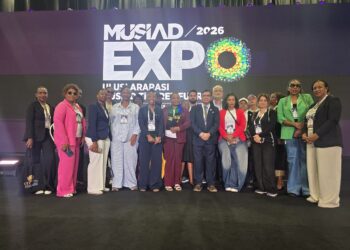 Pakistani business delegation members at MÜSİAD EXPO and IBF Conference in Istanbul