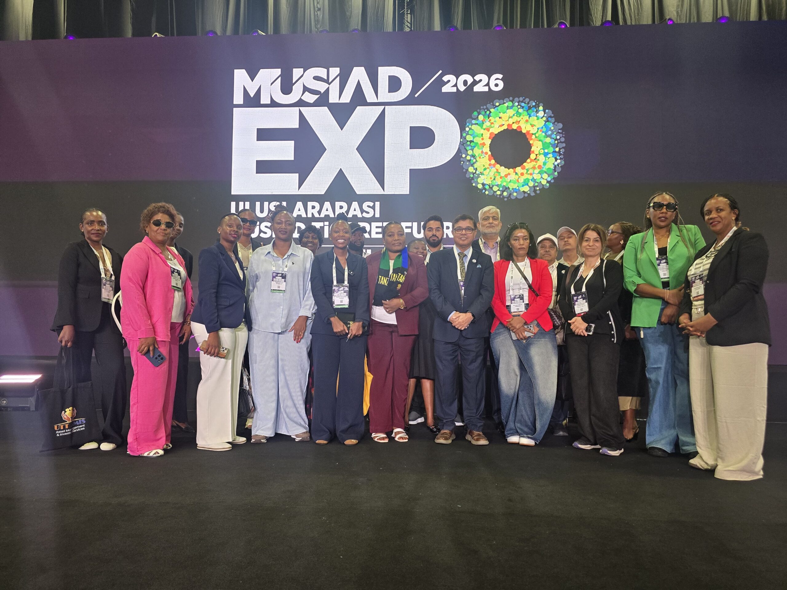 Pakistani business delegation members at MÜSİAD EXPO and IBF Conference in Istanbul