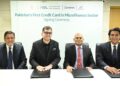 HBL Microfinance Bank, 1LINK and Euronet executives sign PayPak Credit Card agreement in Islamabad