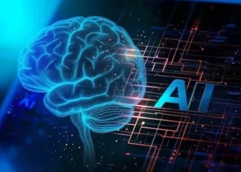 Illustration representing public concerns about advanced artificial intelligence and AI risks.