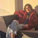 Pakistani actor Hina Altaf enjoying chai in a candid winter throwback photo