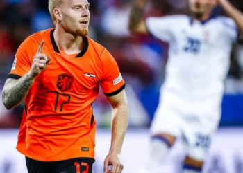 Xavi Hernandez during Netherlands match against Serbia in UEFA Nations League
