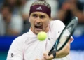 Alexander Zverev competing at the US Open tennis tournament